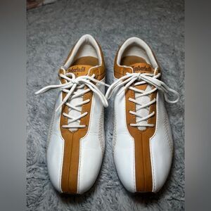 Timberland Wheat and White Sneakers Casual Size 7 1/2
Vintage